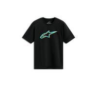 T-Shirt Alpinestars Ageless Shadow CSF Noir/TurquoiseXL Noir,Turquoise