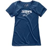 t-shirt alpinestars heritage blaze mujer bleu XXL