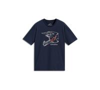 T-Shirt Alpinestars MX Helmet CSF Bleu MarineS Bleu Marine