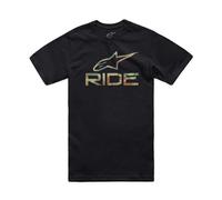 T-shirt Alpinestars Ride 4.0 Camo CSF - noir