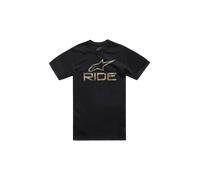 Alpinestars Ride 4.0 Camo CSF, t-shirt S Noir/Beige/Vert/Marron Noir/Beige/Vert/Marron