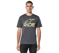 Alpinestars Ride 4.0 CSF, t-shirt L Gris/Vert Néon/Noir Gris/Vert Néon/Noir