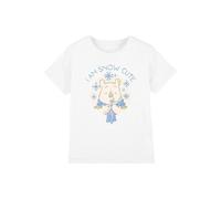 T-shirt am snow cute coton winnie l'ourson i am snow cute blanc 7/8A