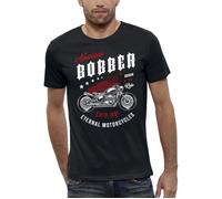 T-shirt AMERICAN BOBBER - PIXEL EVOLUTION - Homme - Coupe ajustée - 100% Coton semi-peigné S
