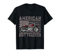 T-shirt American Dirt Tracker pour motocross Flat Track Racer T-Shirt