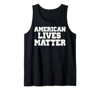 T-shirt American Lives Matter Pro USA avec phrase amusante Débardeur
