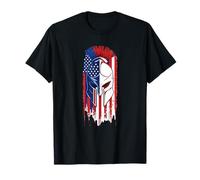 T-Shirt American Spartan Patriotic Warrior T-Shirt