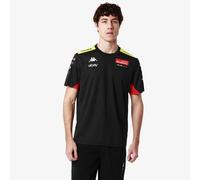 Kappa T-shirt de course AMIRYMONE Officiel VR46 MotoGP Bezzecchi & Di Giannantonio S Noir