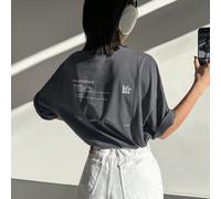 T-shirt ample à manches courtes avec impression de slogan "L'ATTITUDE DE VIE EST IMPORTANTE. La pratique rend parfait. Rien dans le monde n'est difficile pour celui qui s'y met. Le savoir, c'est le po