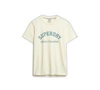 Superdry Athletic Essentials Loose Fit Short Sleeve T-shirt Beige M Femme