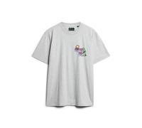 Superdry Neon Travel Chest Loose Short Sleeve T-shirt Gris L Homme