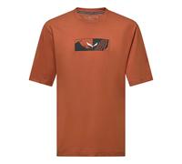 T-shirt Salewa Eagle Hybrid Loose manches courtes marron orange - XL