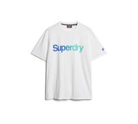 T-shirt ample Superdry Core Logo Blanc S