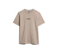 T-shirt ample Superdry Micro Logo Graphic Beige S