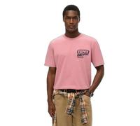 Superdry Trade Tools Loose Short Sleeve T-shirt Rose XL Homme