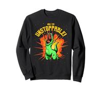 T-Shirt Amusant avec Griffes de Dinosaure « Now I Am Unstoppable » Sweatshirt