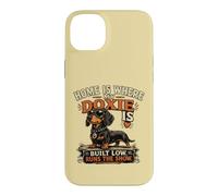 T-Shirt Amusant Doxie Dog Built Low Runs The Show Teckel Coque pour iPhone 14 Plus