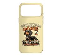 T-Shirt Amusant Doxie Dog Built Low Runs The Show Teckel Coque pour iPhone 17 Pro Max