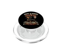 T-Shirt Amusant Doxie Dog Built Low Runs The Show Teckel PopSockets PopGrip pour MagSafe