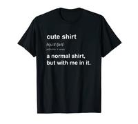 T-shirt amusant et mignon pour femme avec inscription en anglais T-Shirt