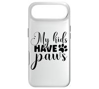 T-Shirt Amusant pour Animaux de Compagnie My Kids Have Paws pour Les Amoureux des Chiens et des Chats Coque pour iPhone Air