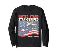 T-Shirt Amusant pour Couple avec feu d'artifice de l'indépendance du 4 Juillet Manche Longue