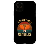 T-Shirt Amusant rétro « I'm Just Here for The Legs » pour Homme et Femme Coque pour iPhone 11