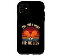 T-Shirt Amusant rétro « I'm Just Here for The Legs » pour Homme et Femme Coque pour iPhone 11