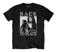 T-shirt amywinehouse back to black unisexe noir taille xxl Noir G