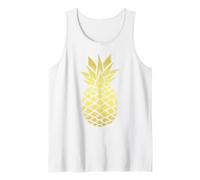 T-Shirt Ananas doré - Styles de Couleur Claire Cool Débardeur