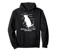 T-shirt Anatomy of Rat pour tous les amateurs de rats et propriétaires de rats d'animaux de compagnie Sweat à Capuche