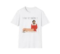 T-Shirt - Anémie - Les bronzés Font du Ski (FR/ES, Numérique, 40, Taille Normale, Taille Normale, Blanc)