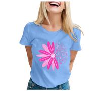 T-Shirt Animal Print Femme T Shirt Dos Nu Été Floral Bio Tshirt Motifs Lin Coton Sport Col Ras du Cou Noir Plage Coupe Légère Fitness Décontracté