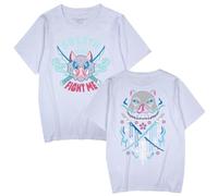 T-shirt Anime Kimetsu no Yaiba Kimetsu no Yaiba Hashibira Inosuke Harajuku Décontracté Streetwear Tee Shirt Tops, blanc, M