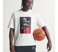 ADIDAS PERFORMANCE T-Shirt fonctionnel 'Anthony Edwards Archive' rouge / noir / blanc, Taille M