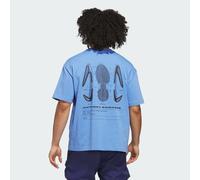 Adidas ANTHONY EDWARDS GFX SCHEMATIC TEE men Shortsleeves blue taille: S