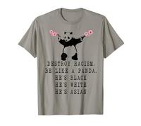 T-shirt anti-racisme « Destroy Racism Be Like a Panda » T-Shirt