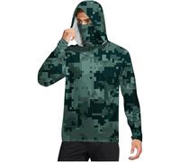 T Shirt Anti Uv Homme Baignade Manches Longues éTé Veste à Capuche SéChage Rapide Chemise De PêChe Protection Solaire Upf 50+ LéGèRe Et Respirante Sweat Homme à Capuche Pour La RandonnéE Le Plein Air