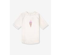 T-shirt anti-UV manches courtes blanc 18/24M(81/86)