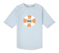 T-shirt Anti-uv Manches Courtes Bleu 2/3A