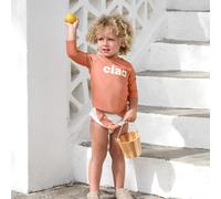 T-shirt anti-UV manches longues terre (19-24 mois)