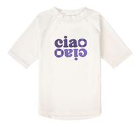 T-shirt anti-uv manches longues violet et sel marin (5-6 ans)
