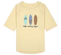 T-shirt anti-uv planches de surf vanille (19-24 mois)