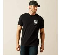 Ariat T-shirt Faded Bull pour homme Noir Taille S