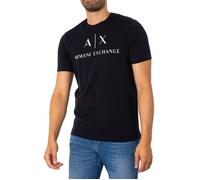 T-shirt - Armani Exchange - Bleu marine - Col rond - 100% coton - Taille XL M