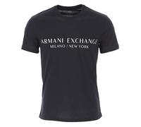 T-Shirt - ARMANI EXCHANGE - Slim - Bleu marine - Logo expressif