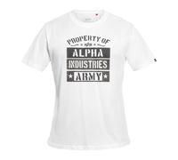 T-shirt Army Property Alpha Industries - White 3XL