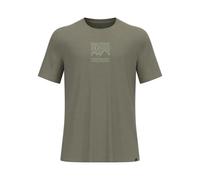 T-shirt Ascent Sun Sea Mountains Vetiver - Tee Shirt Mc | Odlo S