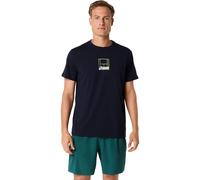 T-shirt Asics Core Graphic Bleu L