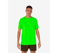 Asics Maillot de course Core Hommes Vert Taille L